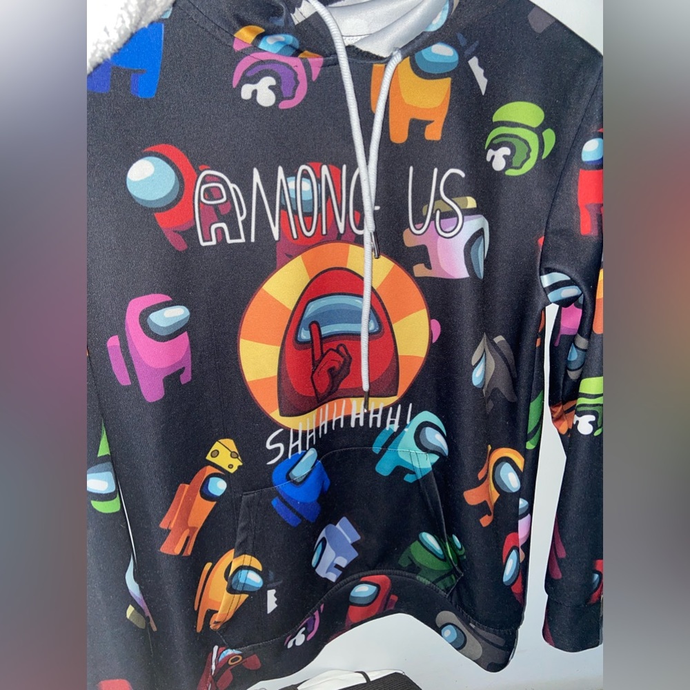 Video Game Among Us Hoodie - Kid’s Size Medium